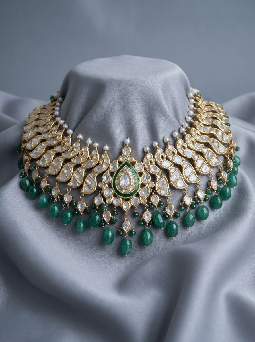 Emerald Pearl Necklace